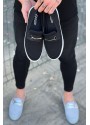 Wagoon WG060 Siyah Triko Babet Erkek Casual Ayakkabı
