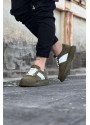 Wagoon WG011 Haki Süet Erkek Casual Ayakkabı