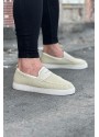 Wagoon WG061 Bej Triko Babet Erkek Casual Ayakkabı