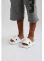 Wagoon  WG500 Köpekbalığı Beyaz Unisex Tam Ortopedik Terlik Shark Slides Cocuk