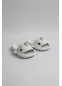 Wagoon  WG500 Köpekbalığı Beyaz Unisex Tam Ortopedik Terlik Shark Slides Cocuk