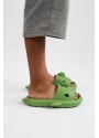 Wagoon  WG500 Köpekbalığı Haki Unisex Tam Ortopedik Terlik Shark Slides