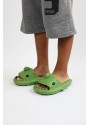 Wagoon  WG500 Köpekbalığı Haki Unisex Tam Ortopedik Terlik Shark Slides